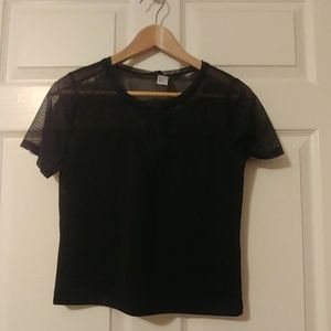 Black Crop Top